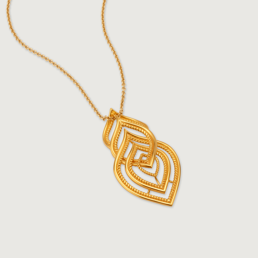 Wild at heart 22KT Gold Pendant,,hi-res thumbnail 4