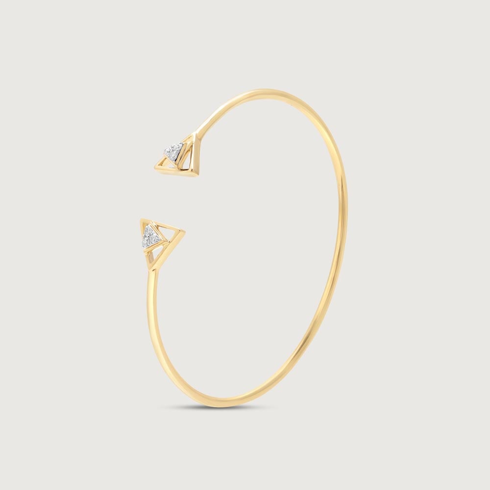 Edgy Glow Diamond Bangle,,hi-res thumbnail 4