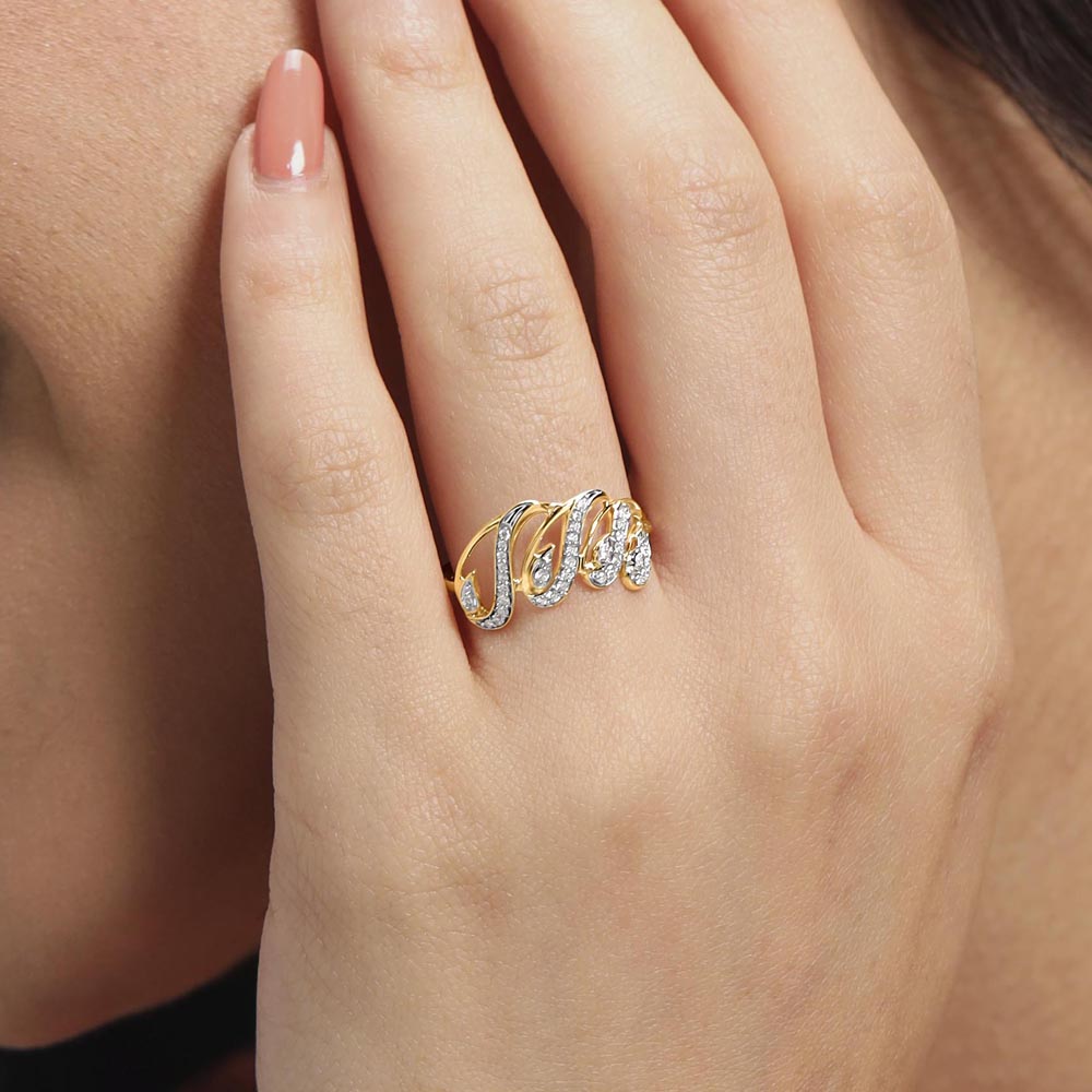 Paisley Twist Diamond Ring,,hi-res thumbnail 2