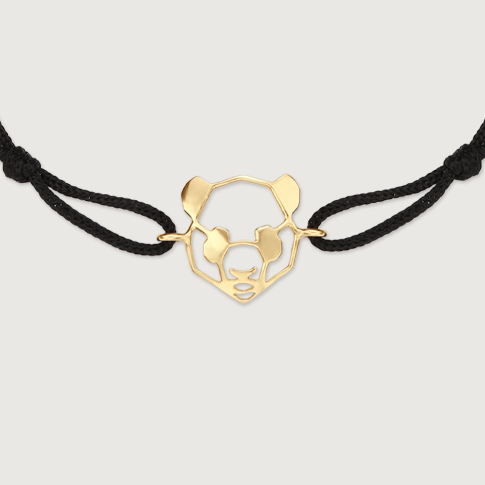 Cool Calm Panda Gold Bracelet,,hi-res thumbnail 4