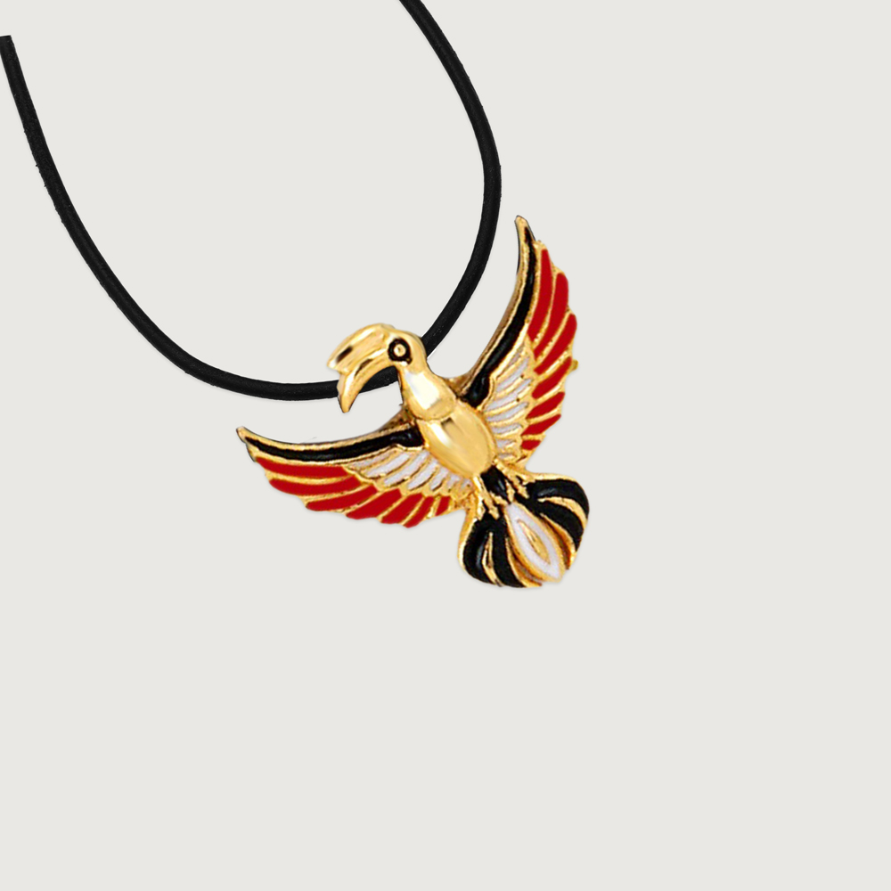 Hornbill Flair Silver Necklace,,hi-res thumbnail 3
