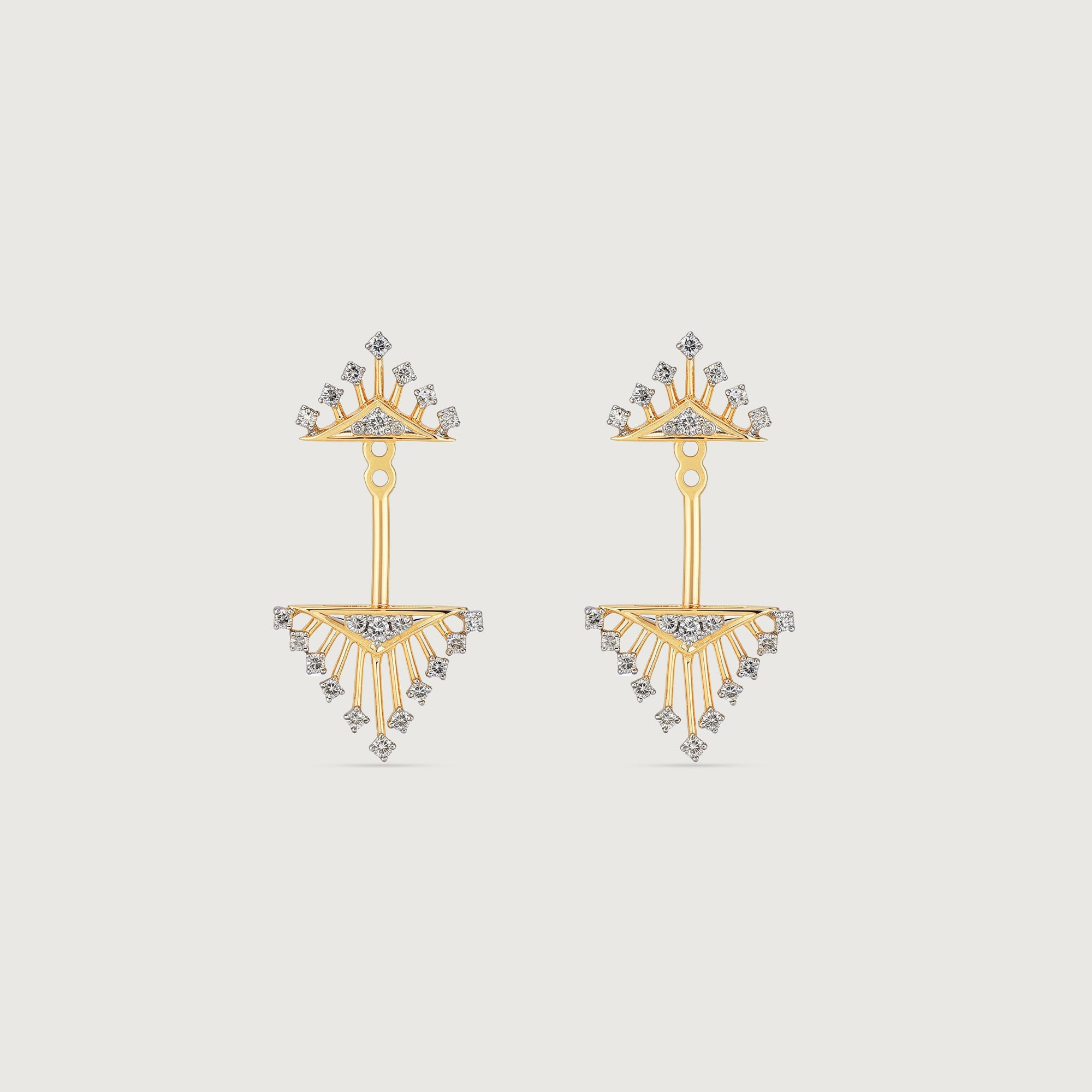 Radiant Balance Diamond Drop Earrings