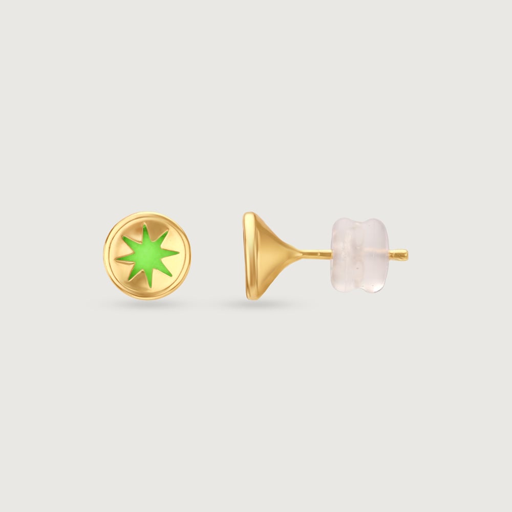 Radiant Sunset Gold Stud Earrings,,hi-res thumbnail 7