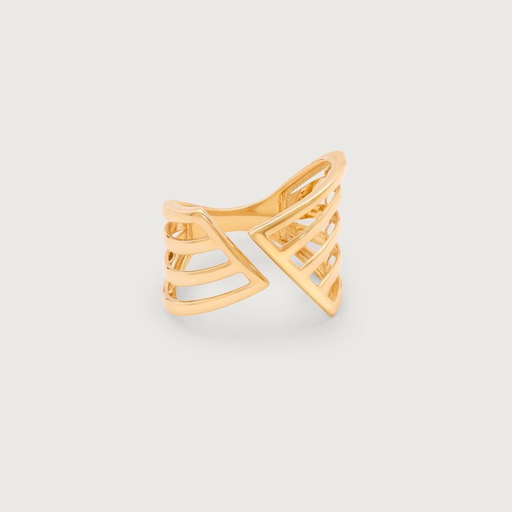 Bold Matrix Gold Ring,,hi-res thumbnail 3