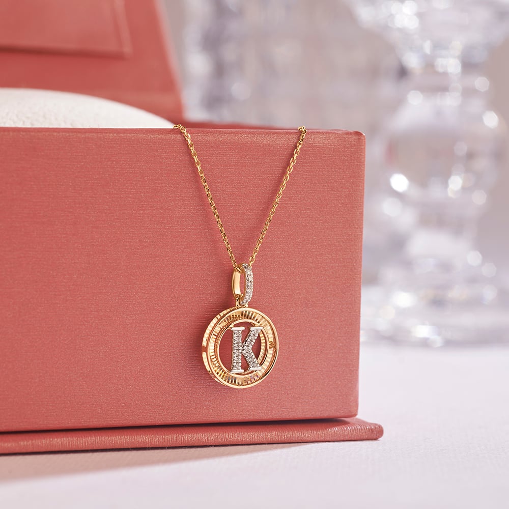 Brilliant Personalised Diamond Pendant
