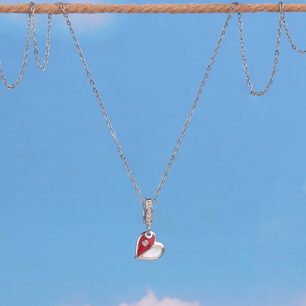 Cheerful Heart Silver Pendant