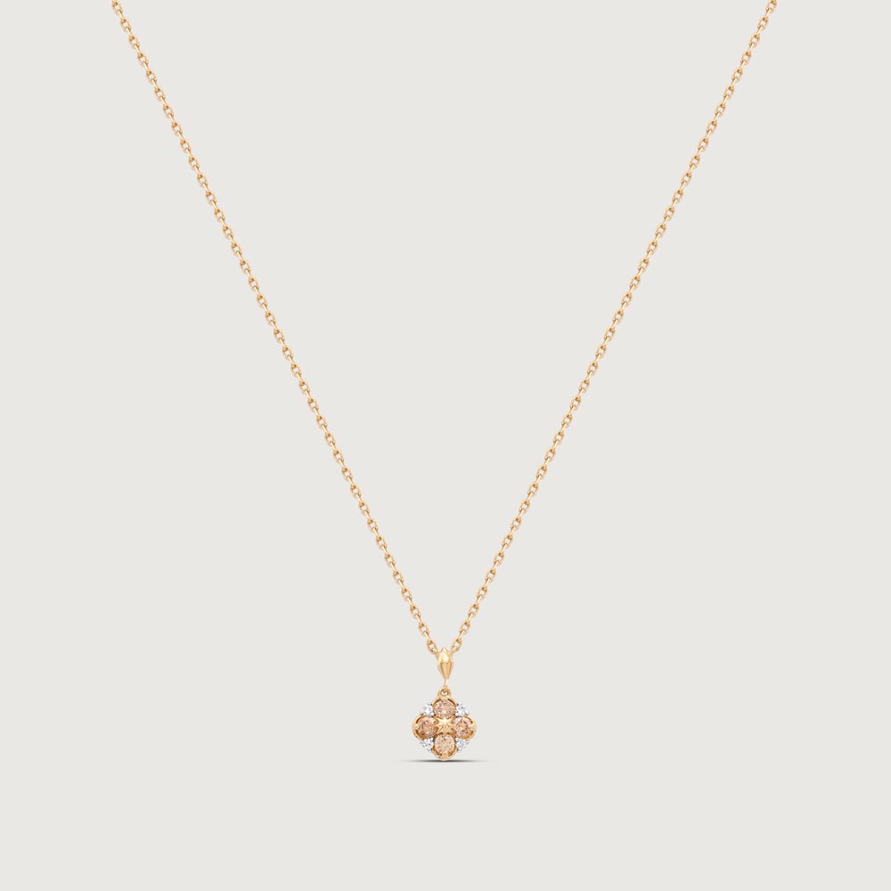 Petal Crest Diamond Necklace,,hi-res thumbnail 3
