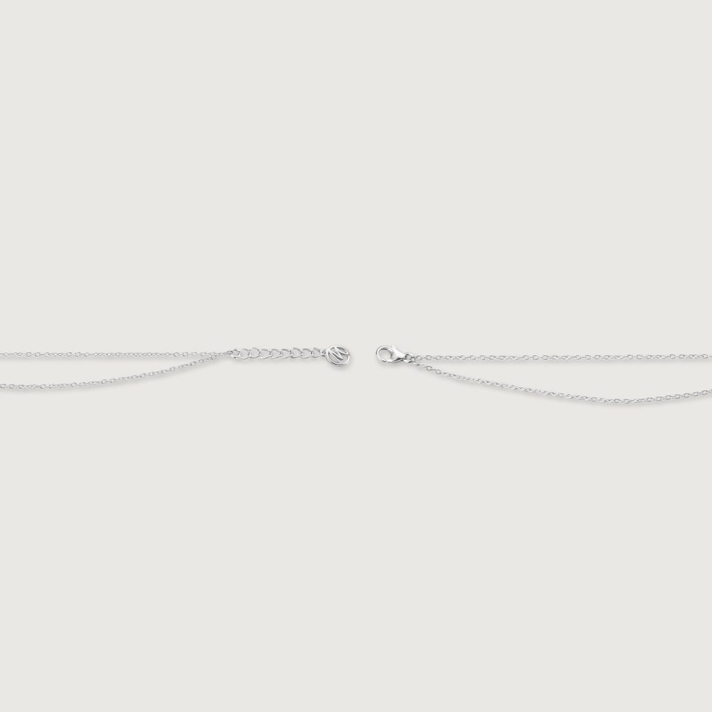 Elegant Glow Silver Anklet,,hi-res thumbnail 5