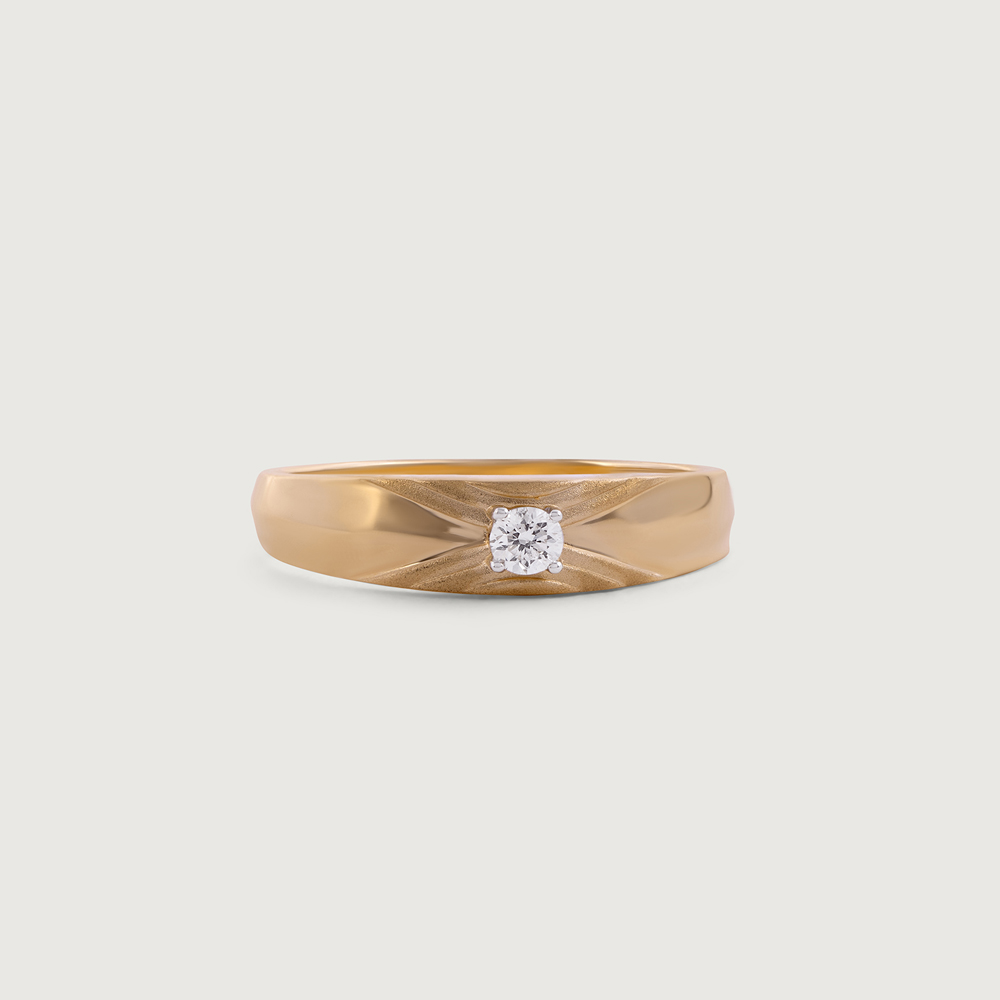 Smooth Moves Gold & Diamond Ring for Men,,hi-res thumbnail 3