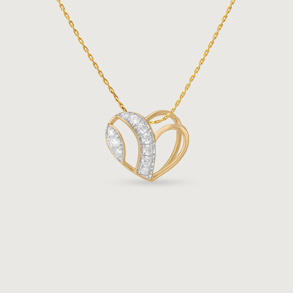 Bee Loved Heart Diamond Pendant,,hi-res thumbnail 4