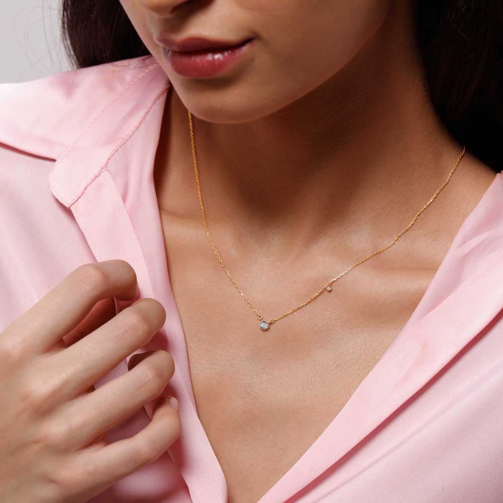 Dainty Dazzle Diamond Necklace,,hi-res thumbnail 2