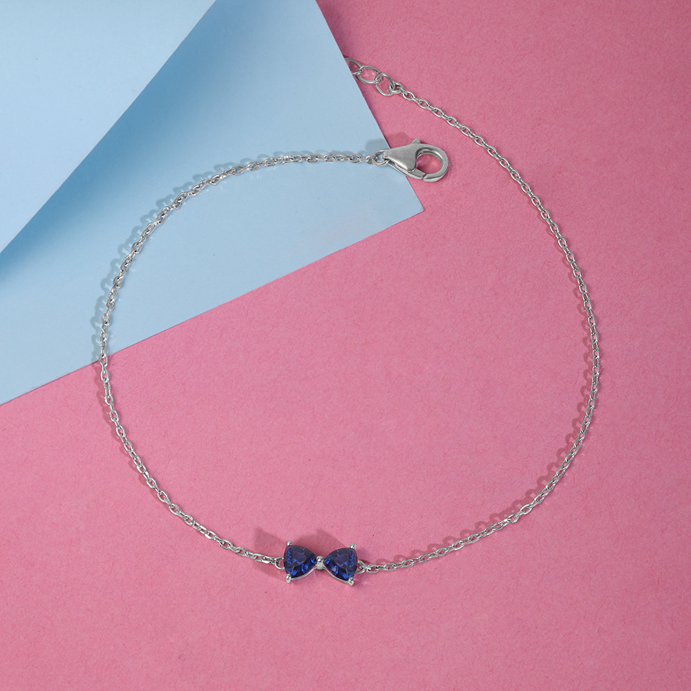 Aqua Flick Single Silver Anklet,,hi-res thumbnail 2