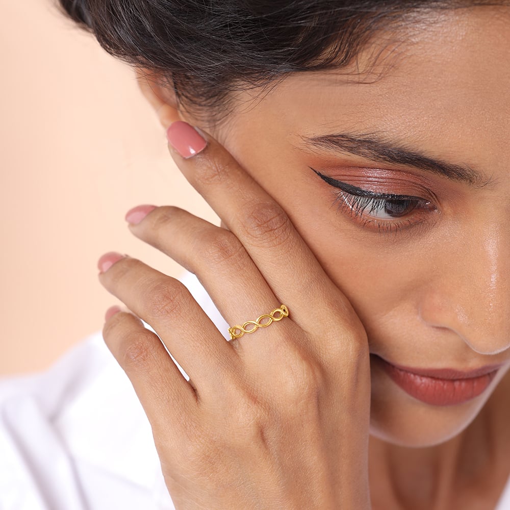 Infinite Loop 18KT Ring,,hi-res thumbnail 2