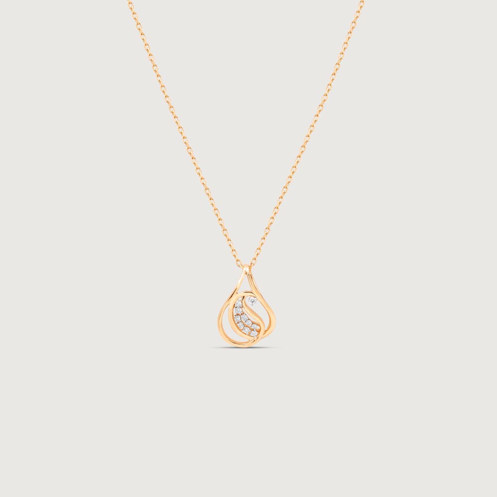 Glow Paisley Diamond Pendant,,hi-res thumbnail 3