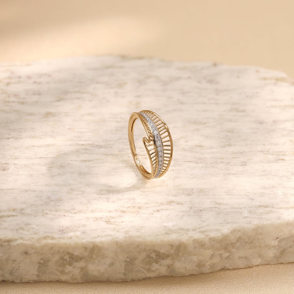 Radiant Balance Diamond Ring