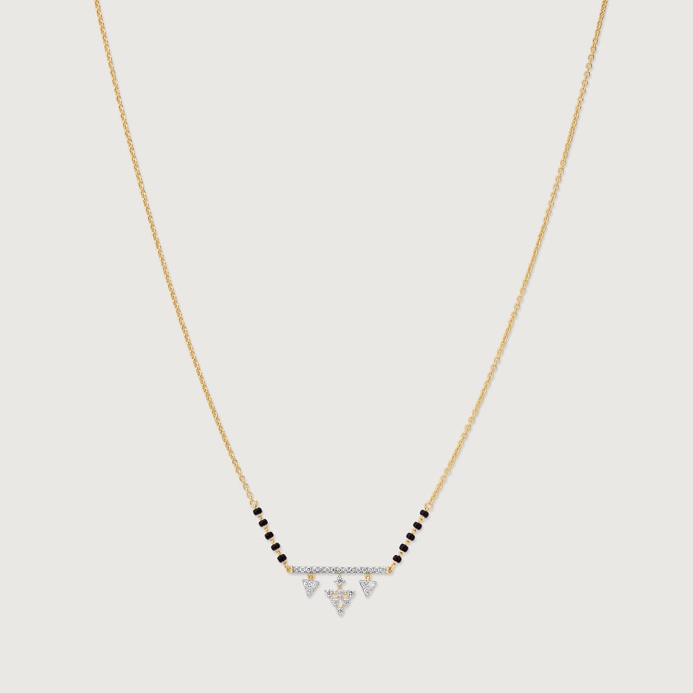 Chic Cascading Diamond Mangalsutra,,hi-res thumbnail 4