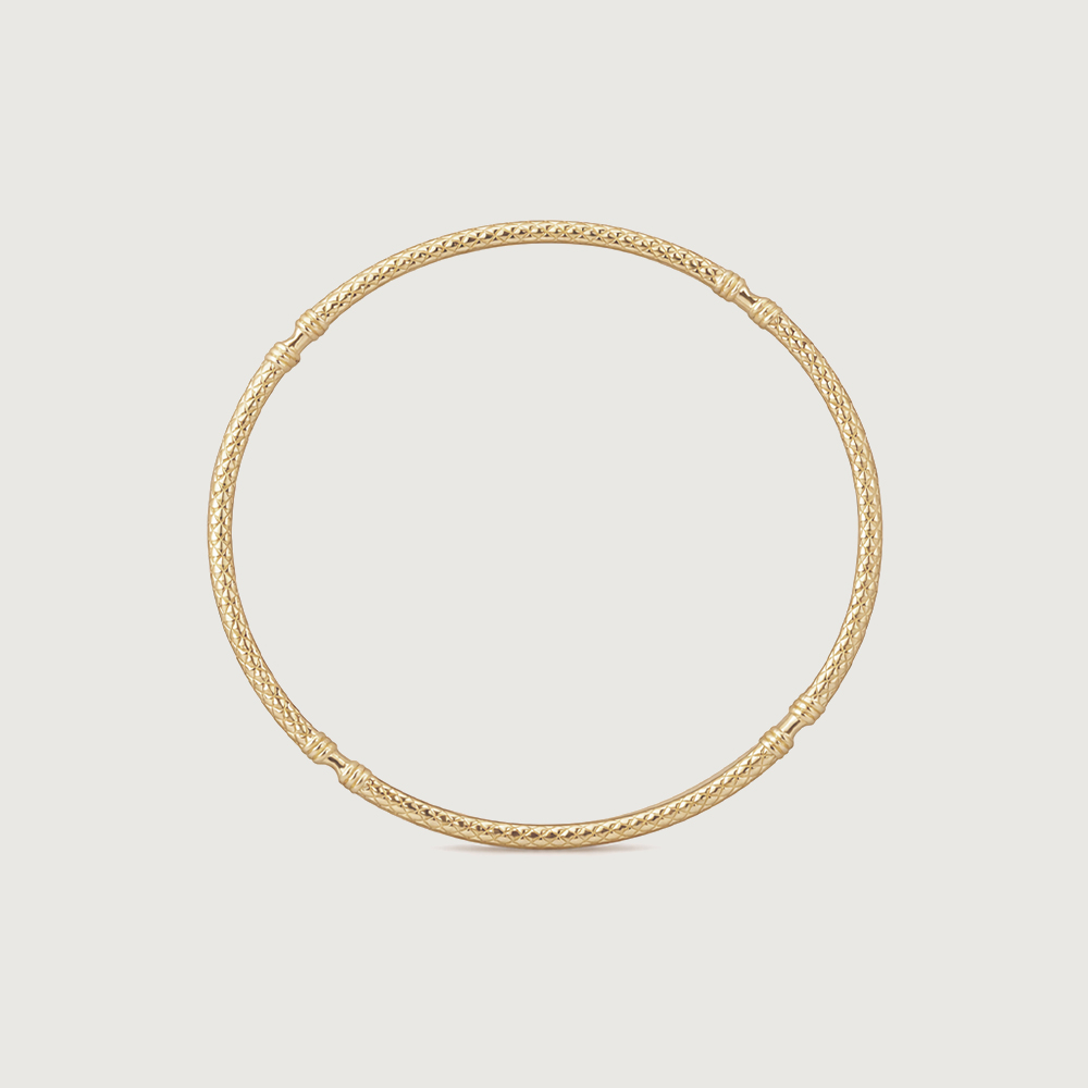 Textured Classic Gold Bangle,,hi-res thumbnail 5