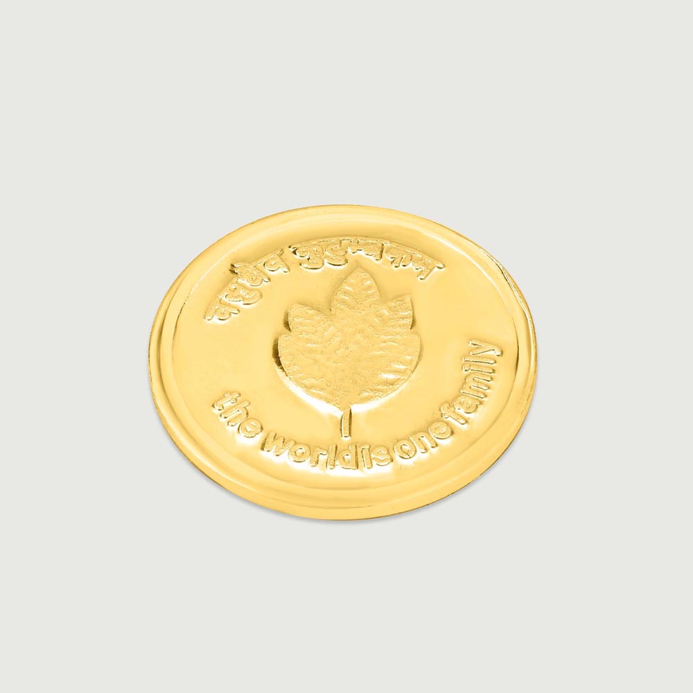 1 GM 22 Karat Sublime Mango Leaf Gold Coin,,hi-res thumbnail 5