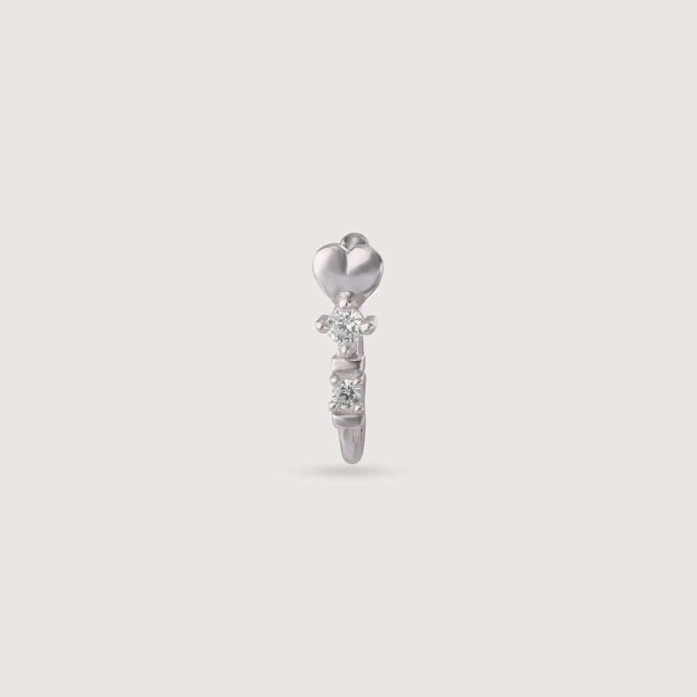 Cute Gleam Silver Nose Pin,,hi-res thumbnail 4
