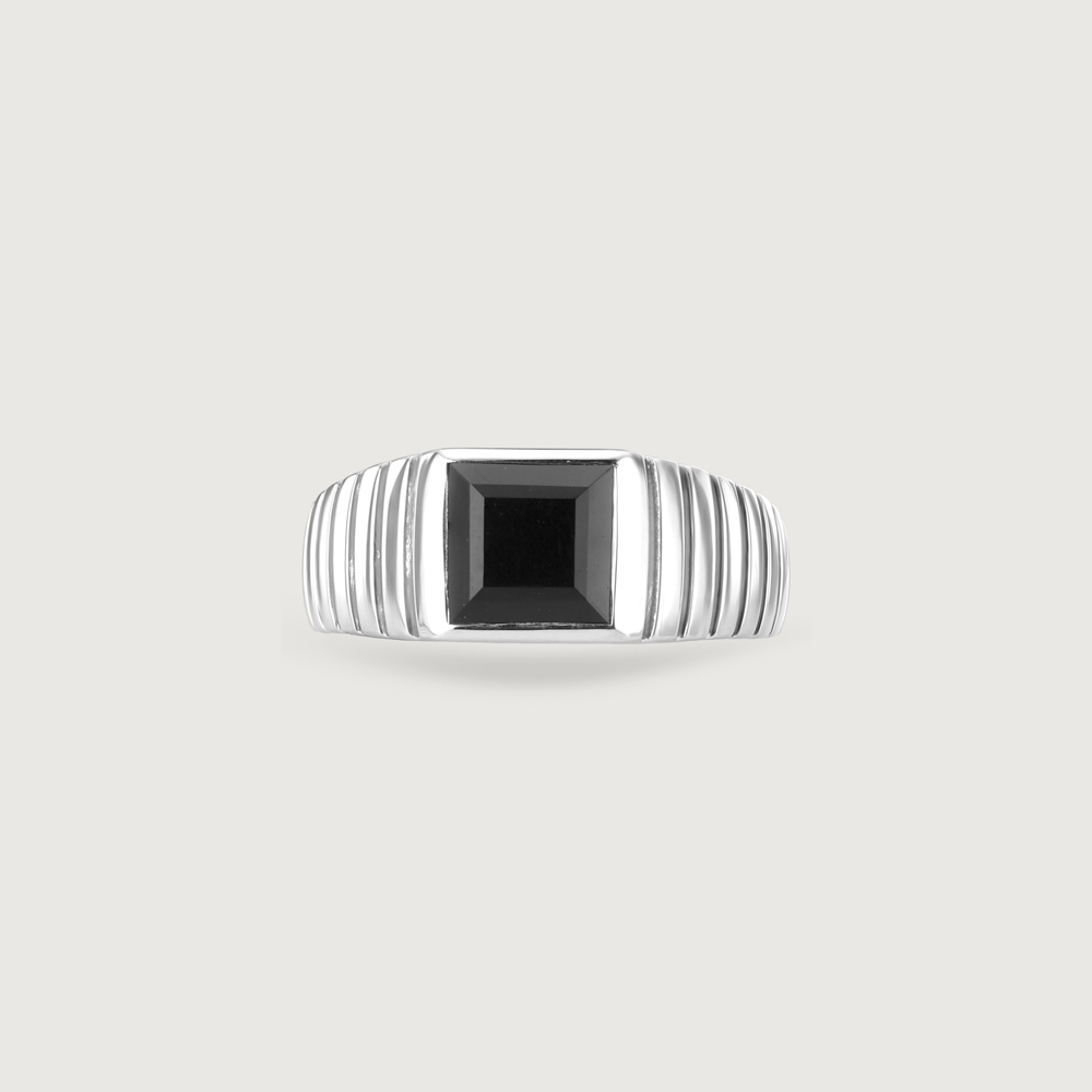 Ridge Frame Silver Ring,,hi-res thumbnail 4