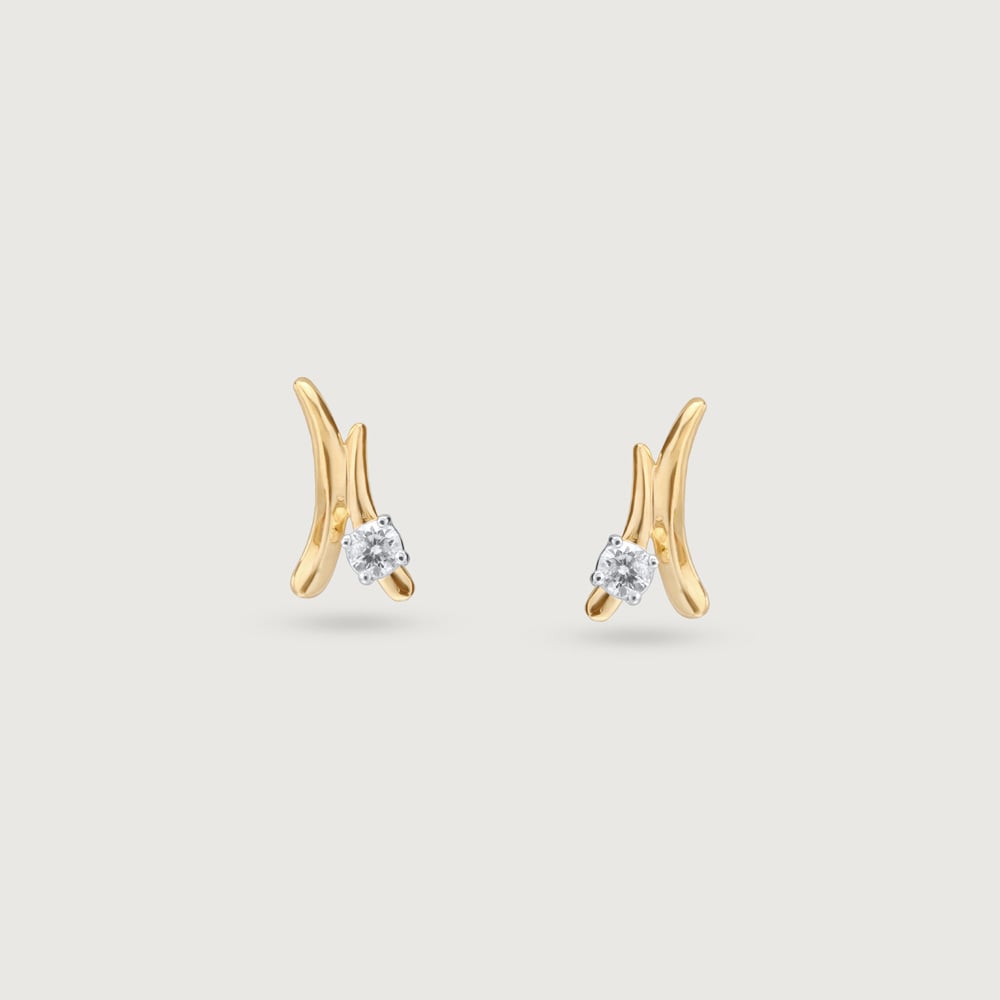 Petite Flair Diamond Earrings,,hi-res thumbnail 3