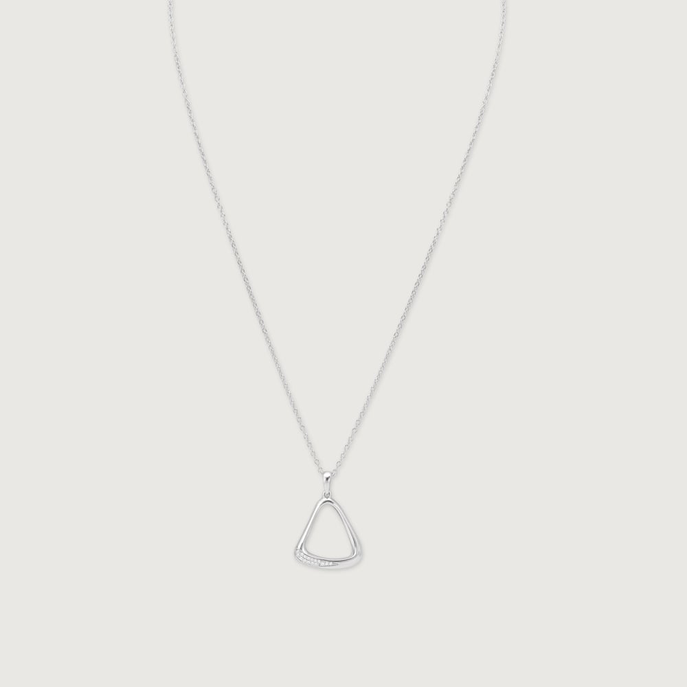 Refined Curve Silver Necklace,,hi-res thumbnail 4