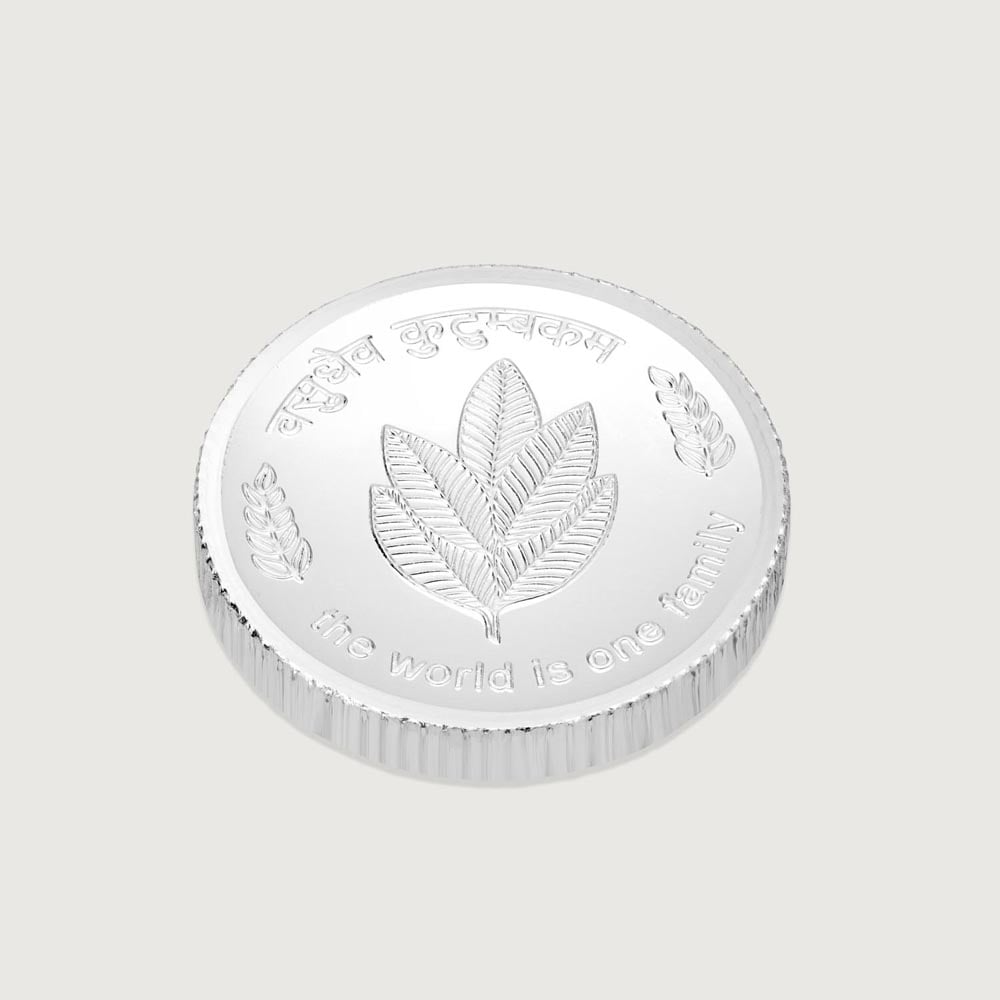 25 GM 999 Silver Divine Mango Leaf Coin,,hi-res thumbnail 4