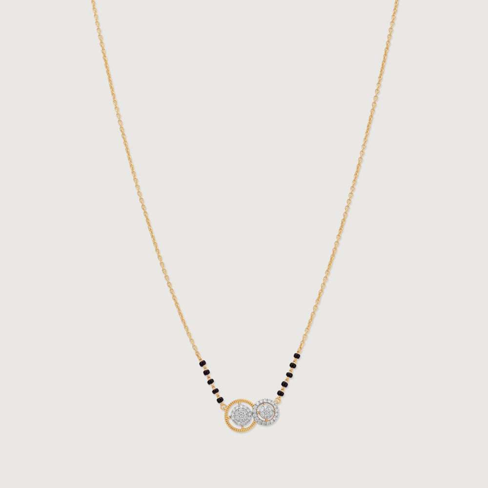 Timeless Interlinked Diamond Mangalsutra,,hi-res thumbnail 4
