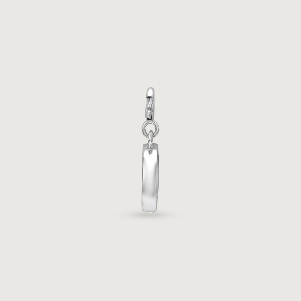 Contemporary Initial Q Silver Charm,,hi-res thumbnail 4