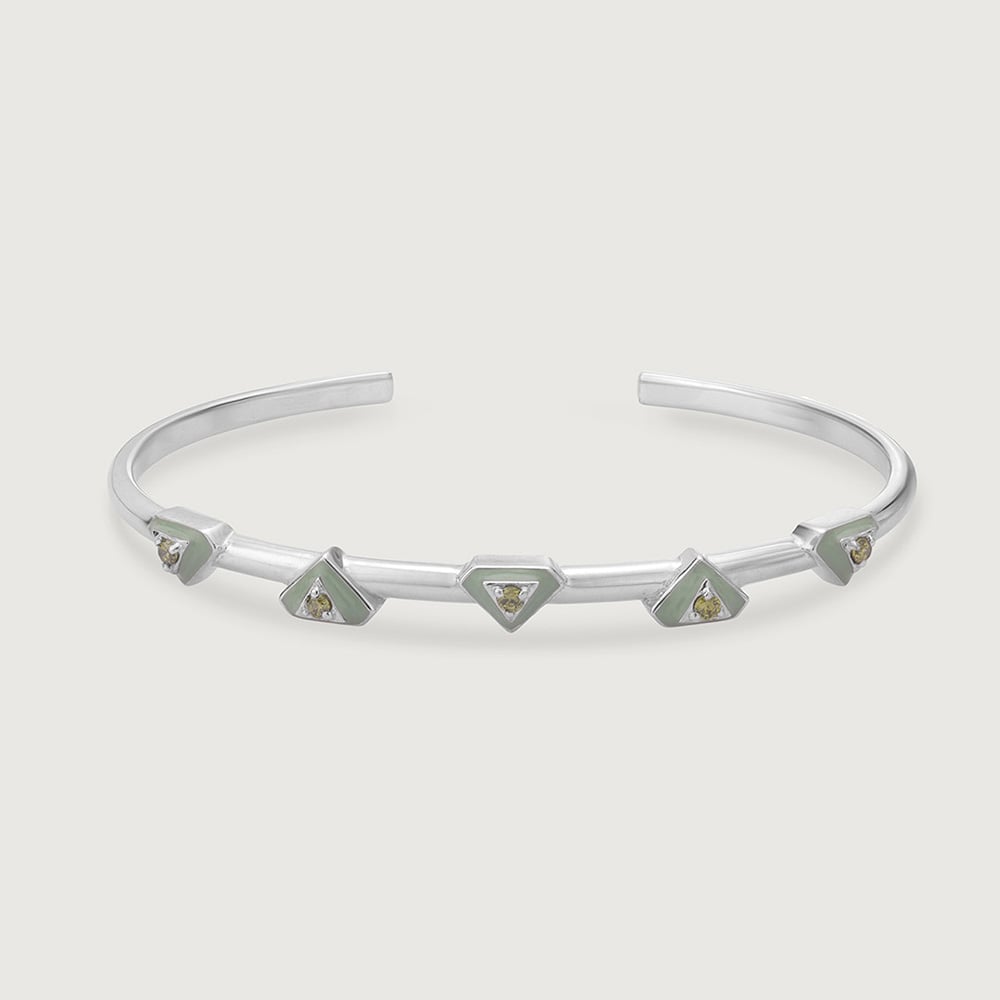 Fresh Gleam Silver Bangle,,hi-res thumbnail 3