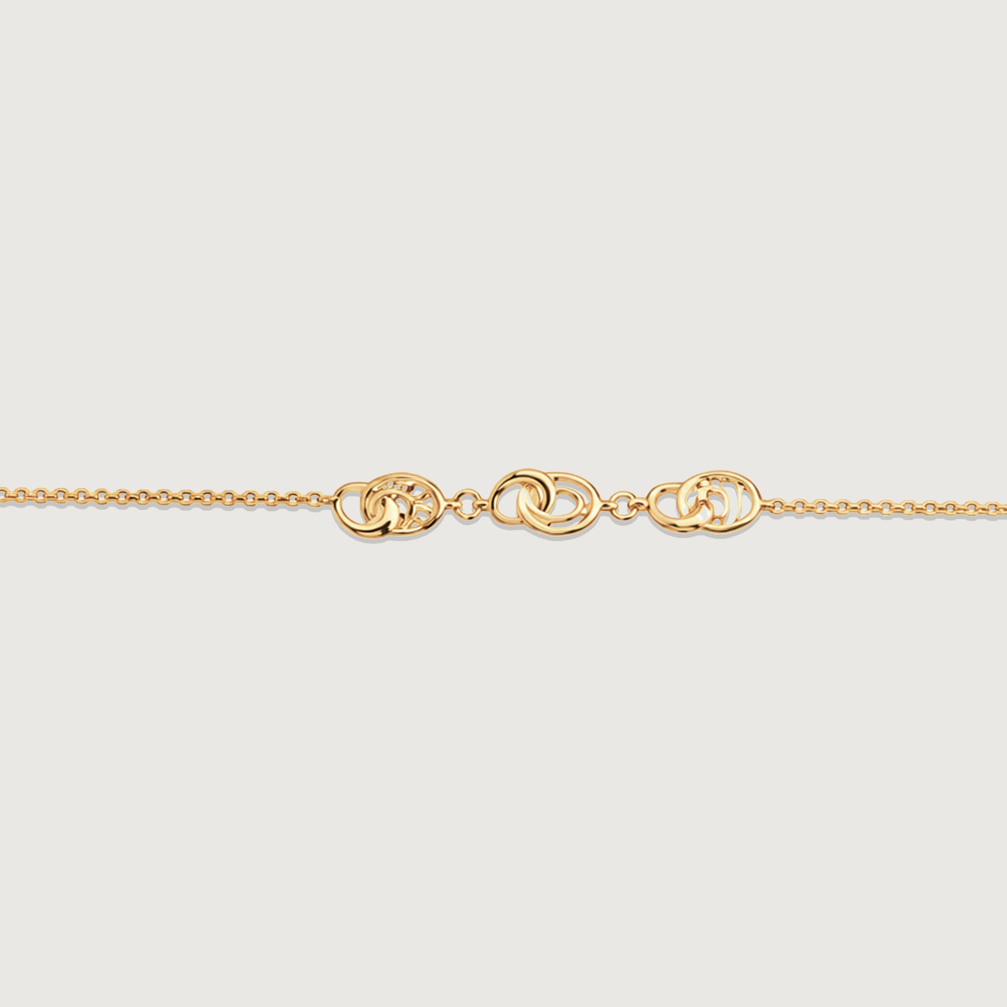Interwoven Harmony Gold Bracelet