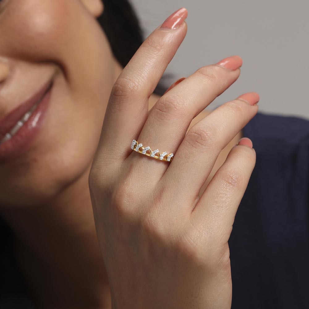 Sparkle Crown Diamond Ring,,hi-res thumbnail 2