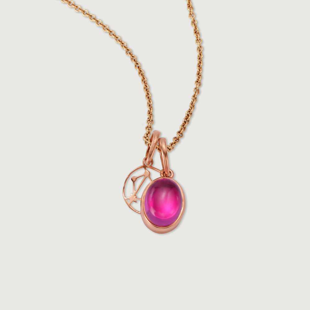 Charming 14kt Libra Birthstone Gold Pendant,,hi-res thumbnail 5