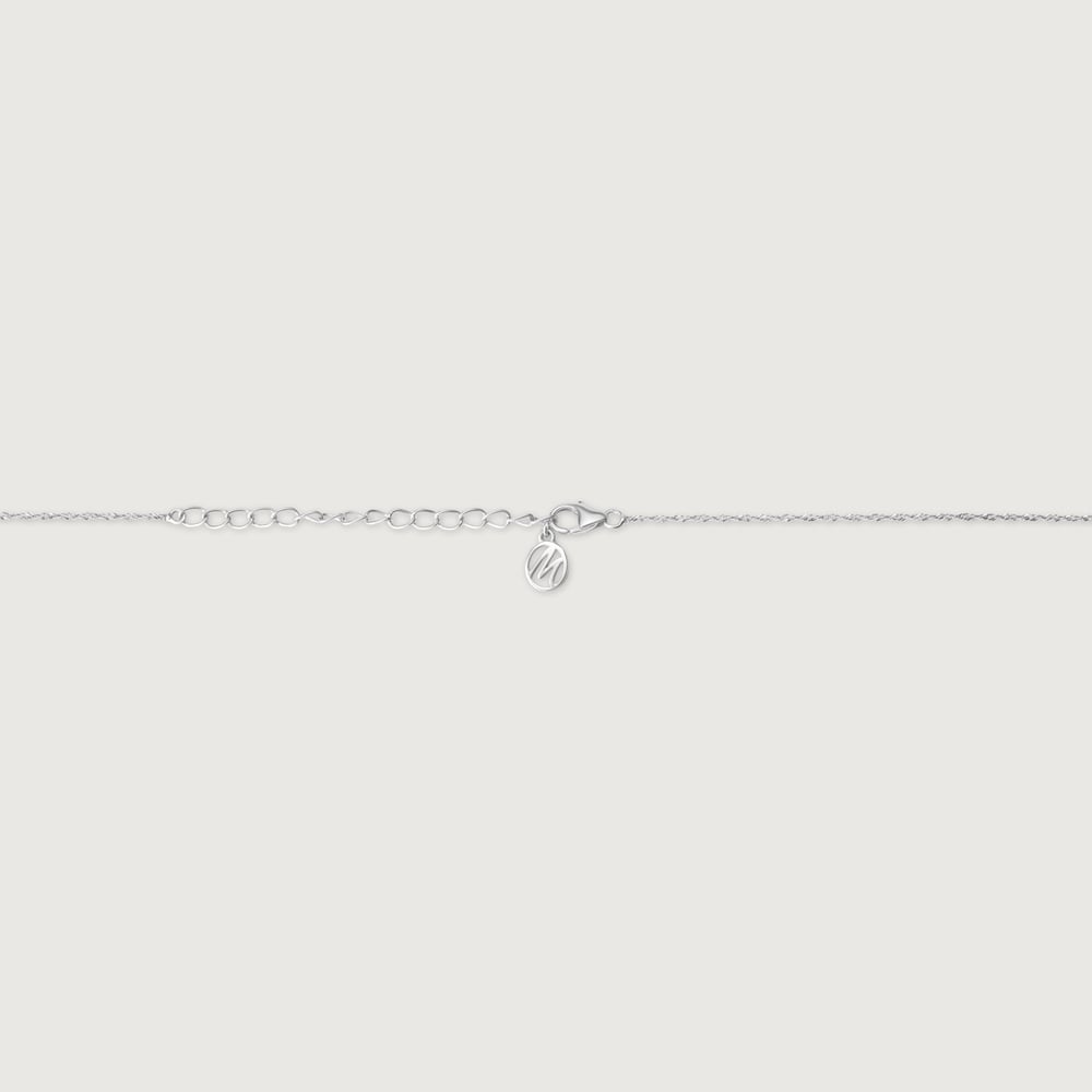 Elegant Glow Silver Necklace,,hi-res thumbnail 5