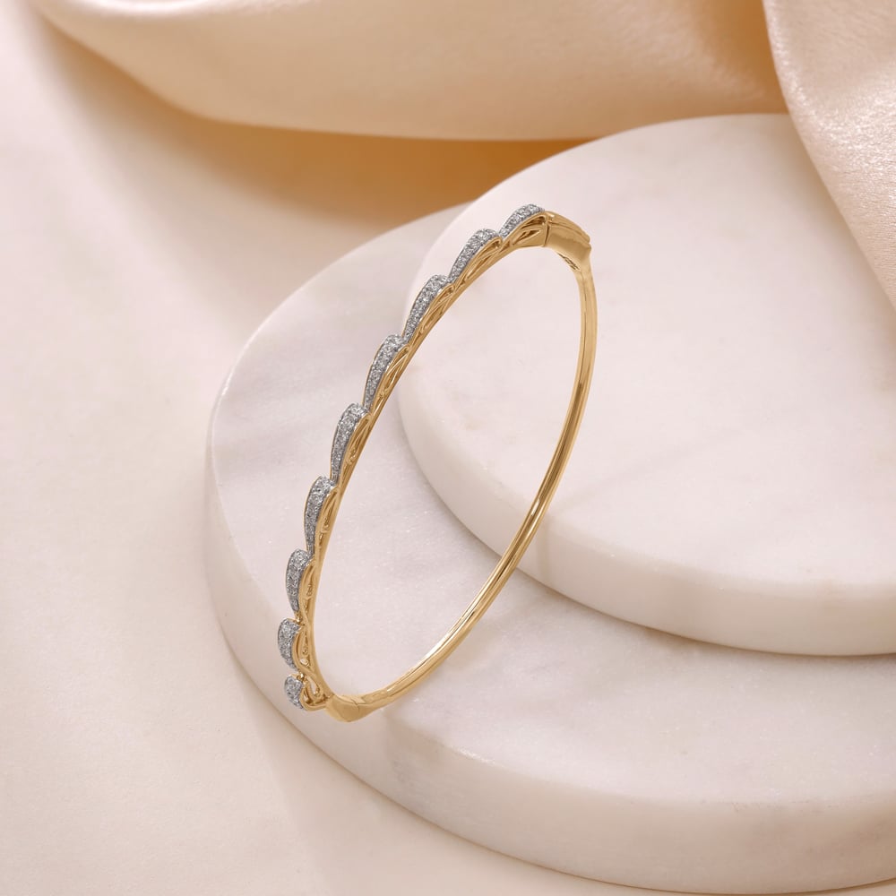 Looped Harmony Diamond Bangle