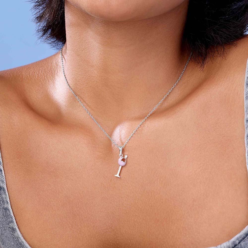 Sparkling Cheers Silver Pendant,,hi-res thumbnail 2