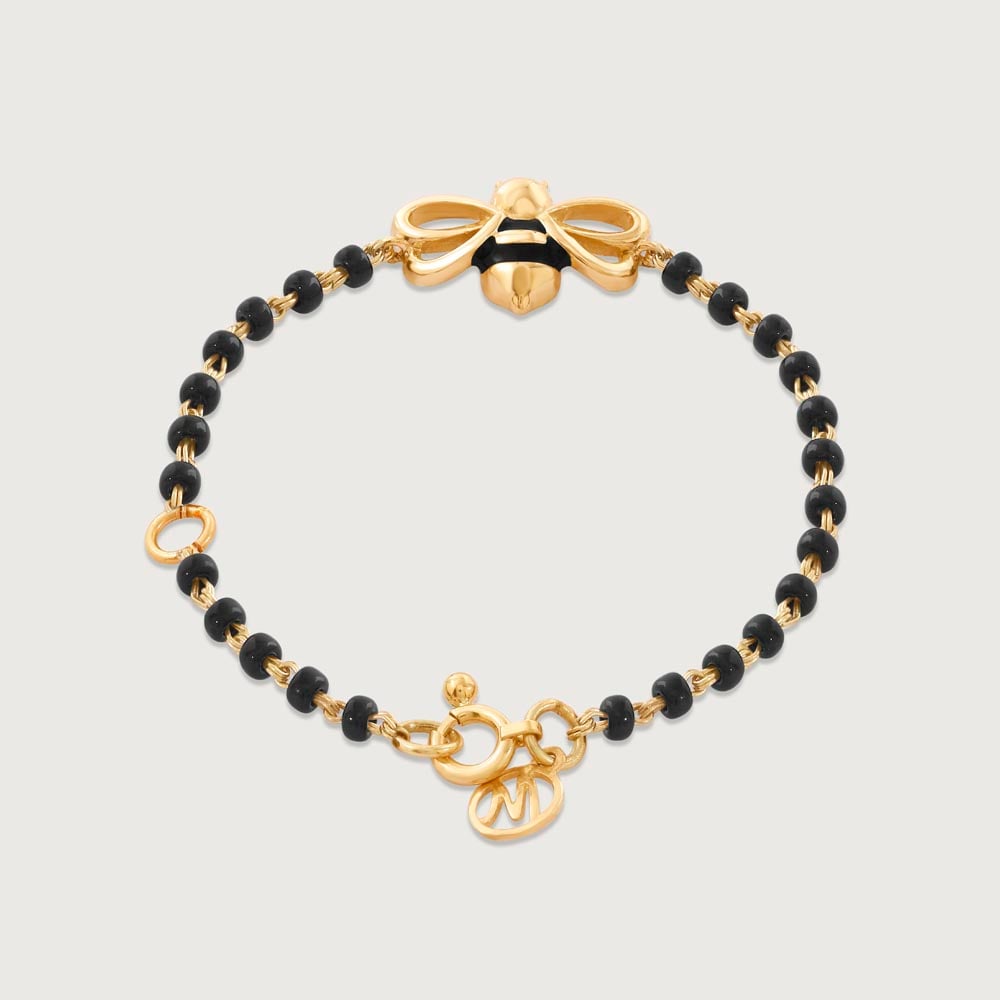 Bee Happy Gold Bracelet,,hi-res thumbnail 4