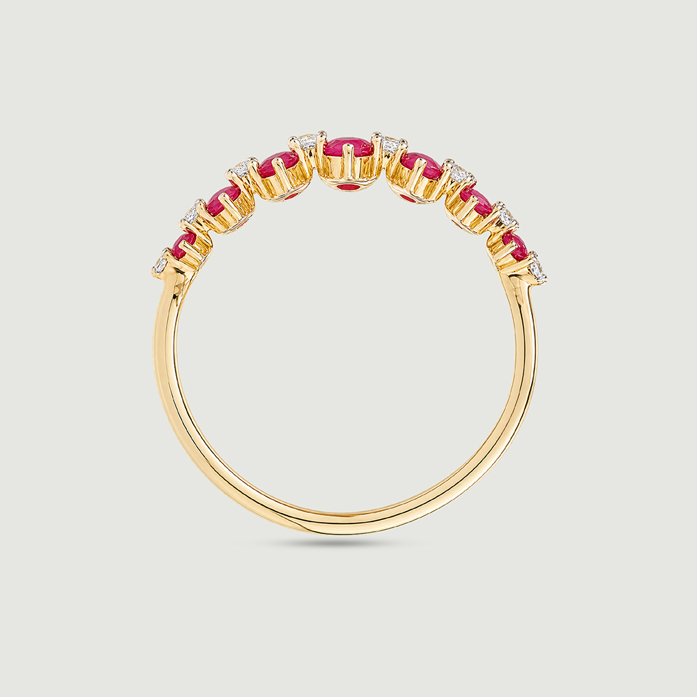 Bold Graduated Ruby Ring,,hi-res thumbnail 5