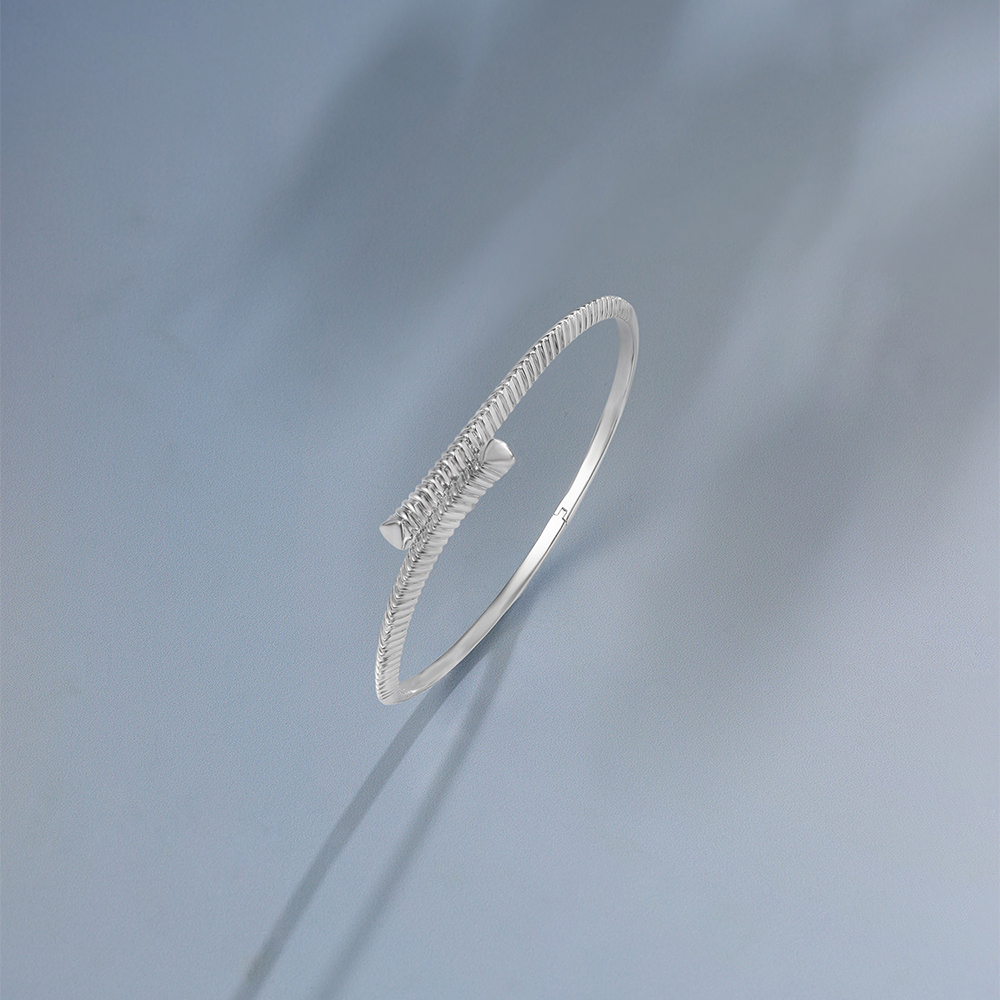 アクセサリー Vintage Silver Twist Bar Bangle 925 アクセサリー Vintage Silver Twist Bar Bangle 925 Vintage