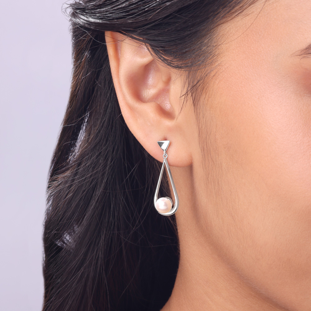 Graceful Glow Pearl Drop Earrings,,hi-res thumbnail 2