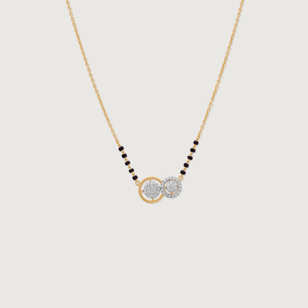 Timeless Interlinked Diamond Mangalsutra,,hi-res thumbnail 3
