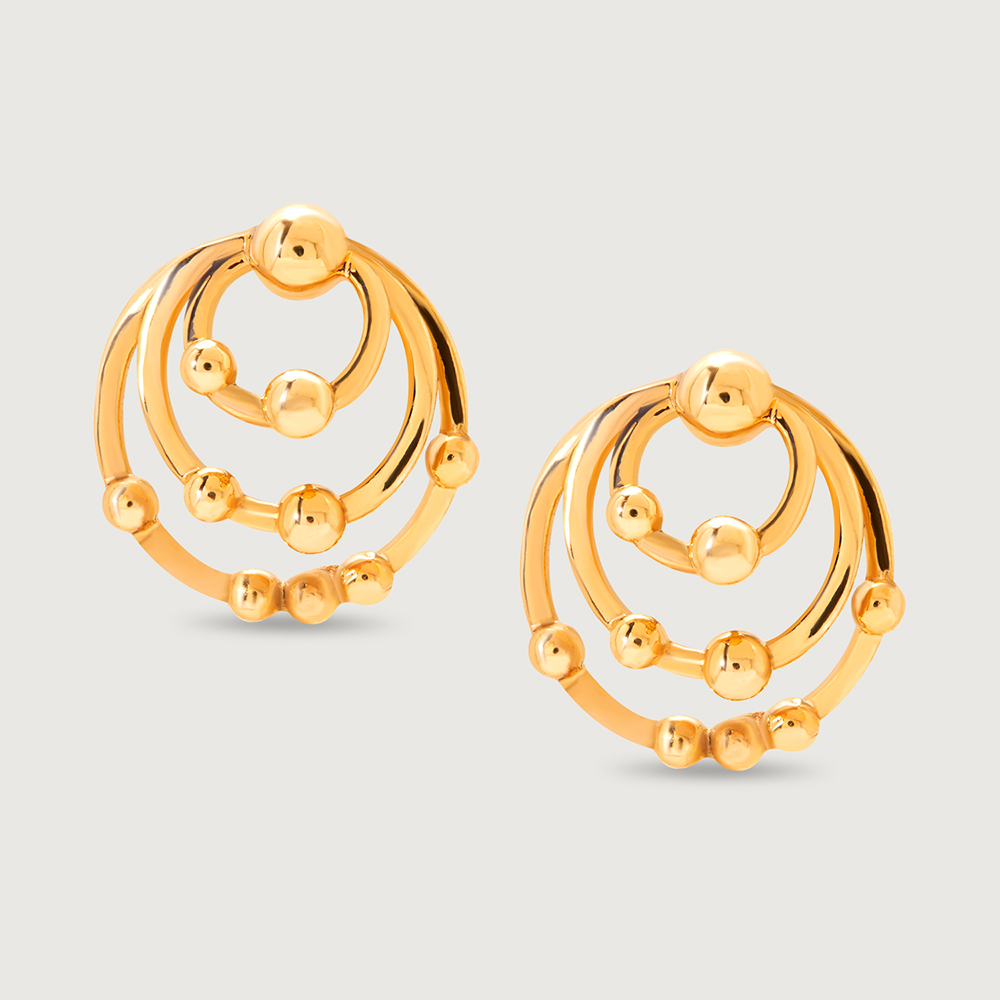 Rings of Wonder 14KT Stud Earrings,,hi-res thumbnail 3