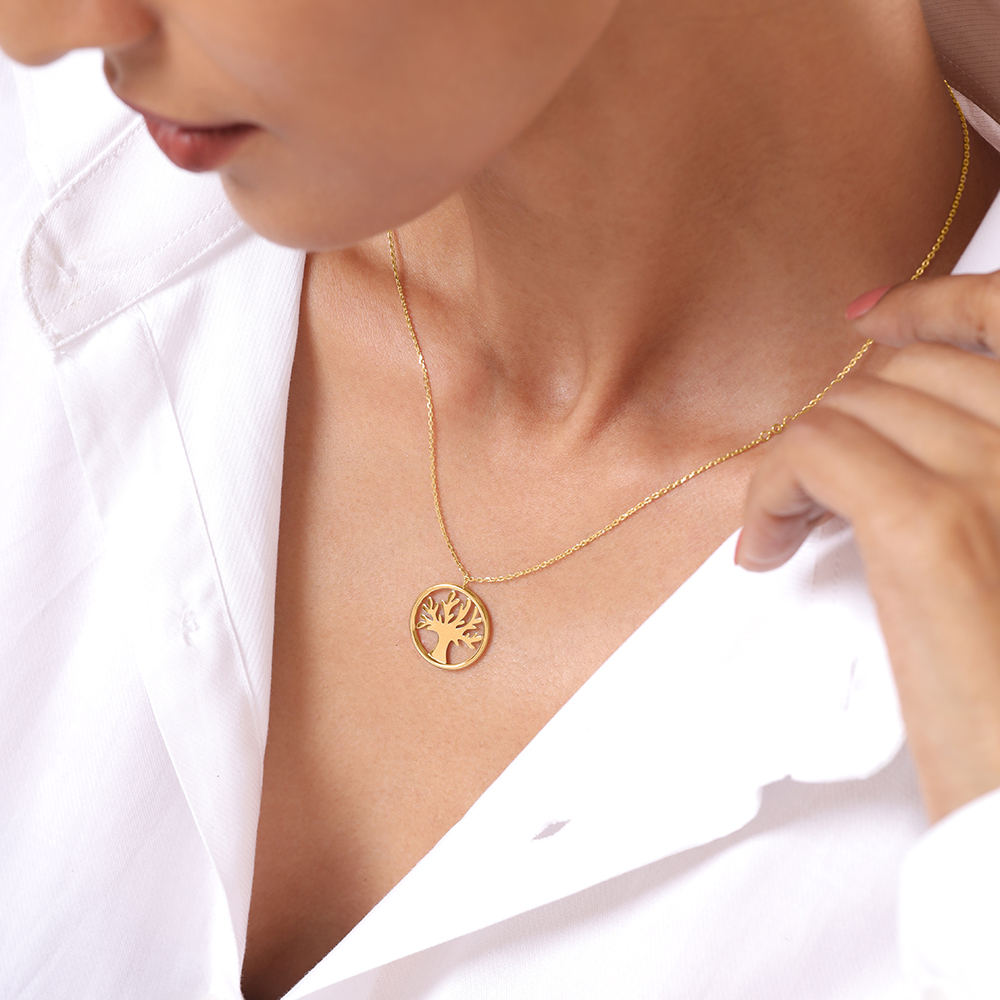 Trendy Chic 18KT Gold Chain and Pendant,,hi-res thumbnail 2