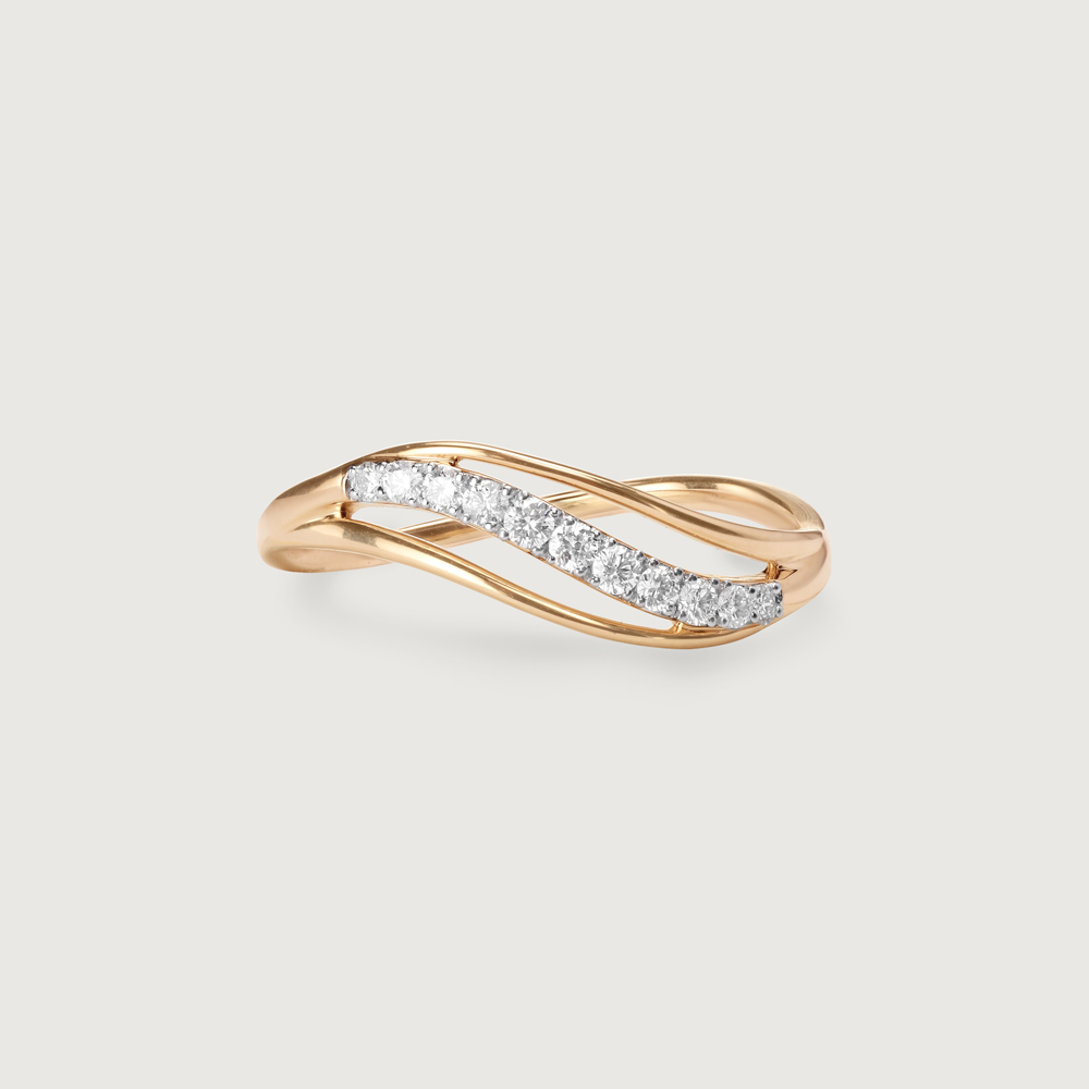 Eternal Elegance 14 Kt Gold & Diamond Ring,,hi-res thumbnail 3