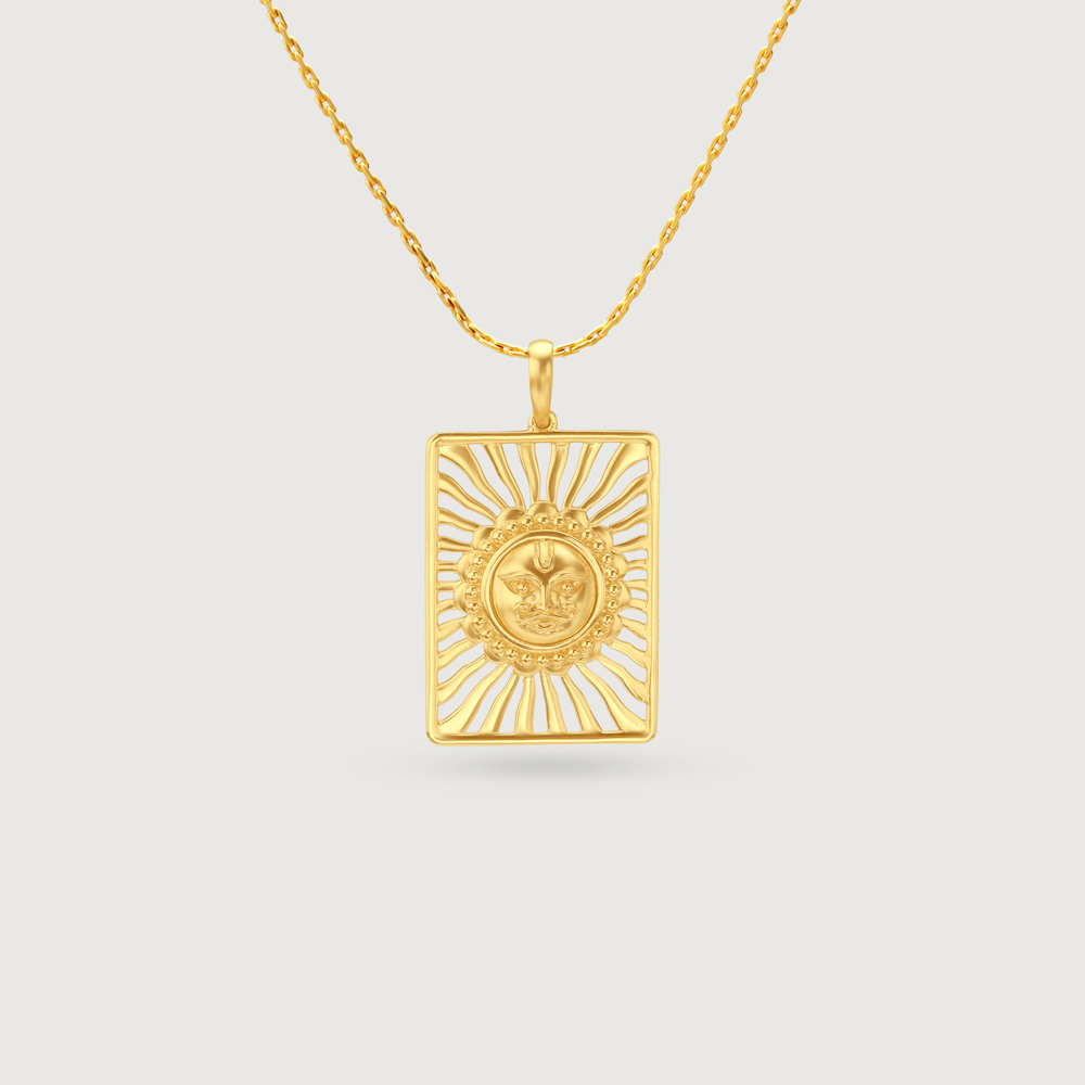 Sacred Radiant Gold Pendant,,hi-res thumbnail 3