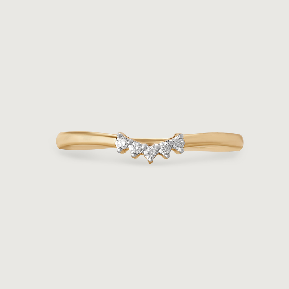 Harmony Heartbeat 14KT Gold & Diamond Ring,,hi-res thumbnail 3