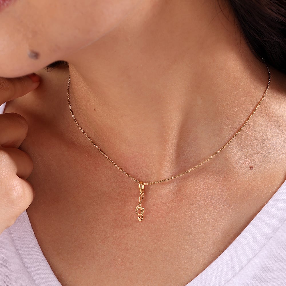 Melodic Mosaic 14KT Gold Pendant,,hi-res thumbnail 2