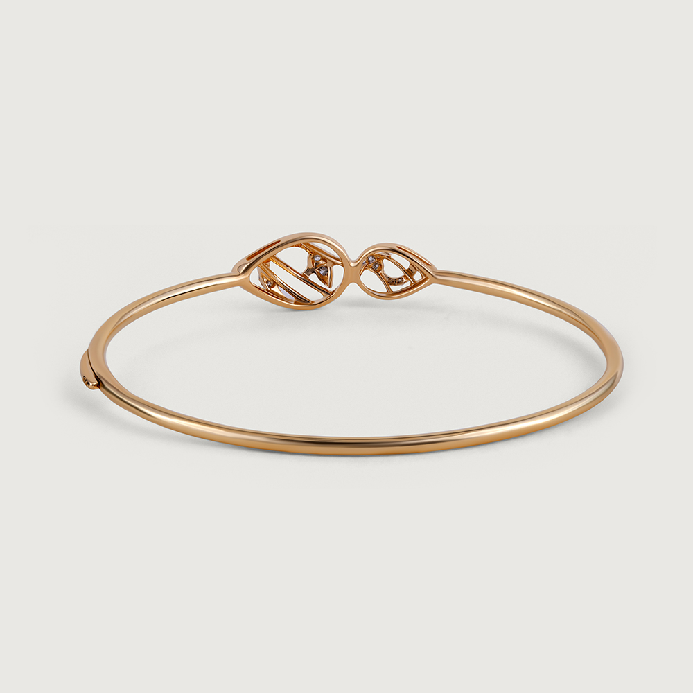Beal Glam Gold and Diamond Bangle,,hi-res thumbnail 4