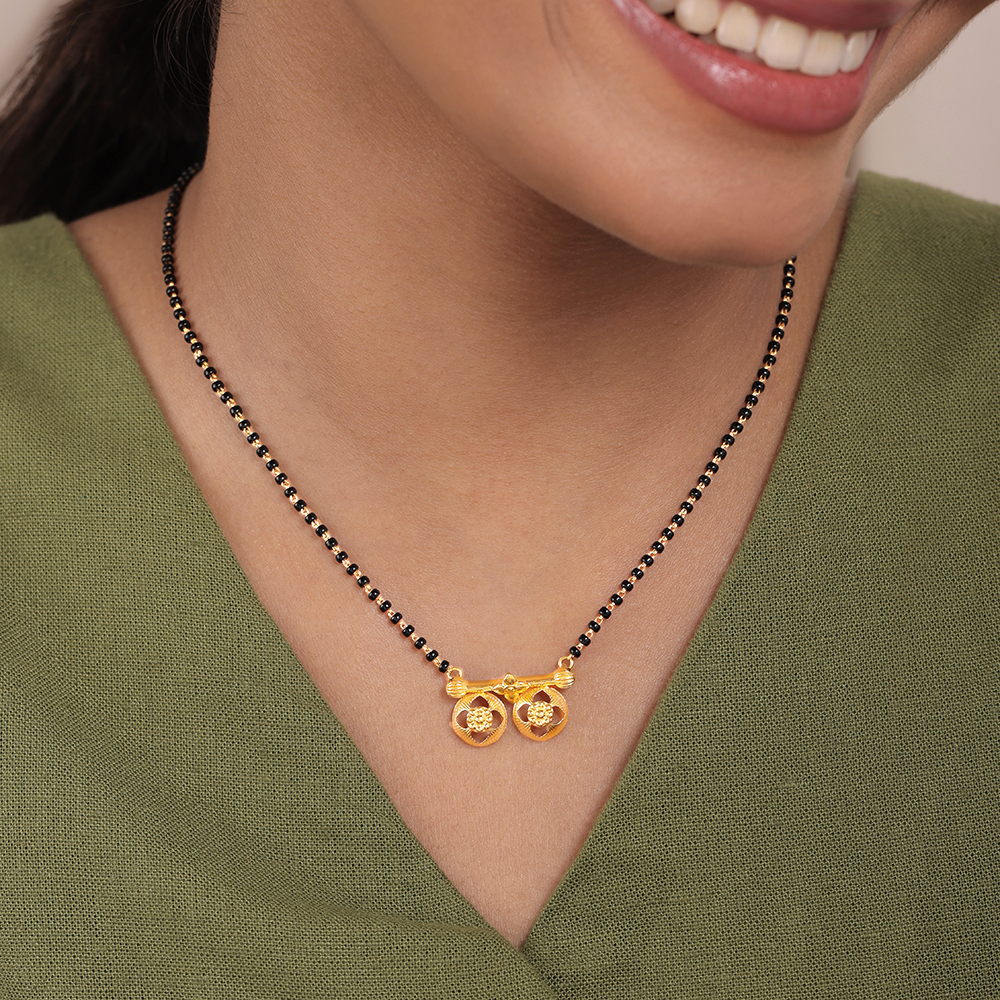 Eternal Heritage 22 Kt Gold Vati Mangalsutra,,hi-res thumbnail 2