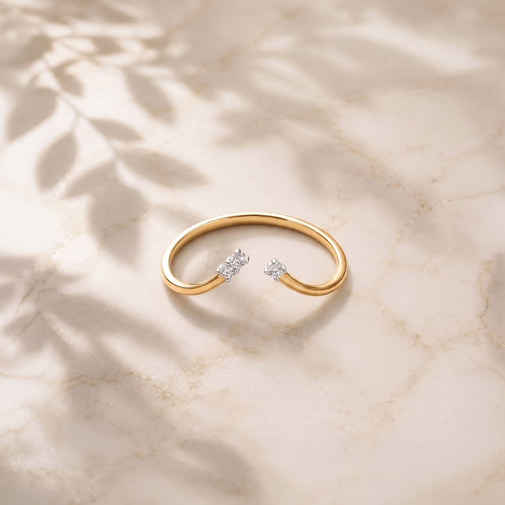 Serene Spark Diamond Ring